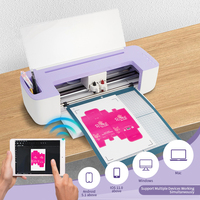 Auplex Mini A3, Nueva Máquina Cortadora de Papel Vinilo Automática de Escritorio, Impresora de Etiquetas y Cortadora Plotter
