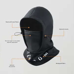 Masque <span class=keywords><strong>de</strong></span> moto intégral en polaire chaud pour l'hiver, anti-poussière, imperméable, coupe-vent, pour <span class=keywords><strong>cou</strong></span>, sports, activités <span class=keywords><strong>de</strong></span> plein air, cyclisme - Product Image 1