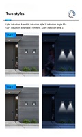 Lampu Tenaga Surya LED Murah Sensor Gerak PIR Lampu Tenaga Surya Luar Ruangan Lampu Dinding Tahan Air Lampu Jalan Taman Halaman Bercahaya