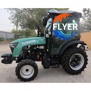 Tracteur agricole chinois Flyer Wheel 50 CV, moteur <span class=keywords><strong>Euro</strong></span> V, 4 roues motrices avec boîte de vitesses et pare-soleil pour l'agriculture - Product Image 2