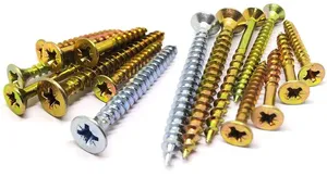 Đôi Chìm Đầu Khai Thác Vít Xoắn Ốc Ván Thép Kẽm Trắng Màu Xanh Vàng Điện Mạ Kẽm Hộp + Thùng Carton Bao Bì - Product Image 3