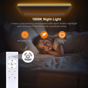 New LED Dimming Rectangular <b>Ceiling</b> <b>Light</b> with <b>Remote</b> <b>Control</b> for Living Room Bedroom - Product Image 5