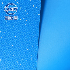 Landy Anti Slip <b>PVC</b> Flooring 2.5mm Diamond Pattern Self <b>Adhesive</b> Indoor Use Blue - Product Image 1