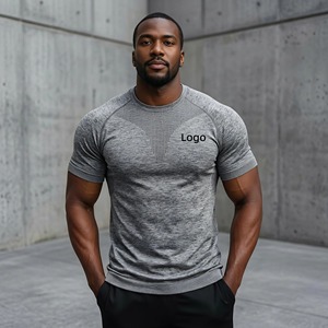 Camiseta Deportiva de Poliéster con Malla Suave al Tacto, Estampado DTF, Anti-Pilling, para Hombre, Tallas Grandes, Verano, Personalizada, MOQ Bajo, del Fabricante - Product Image 1