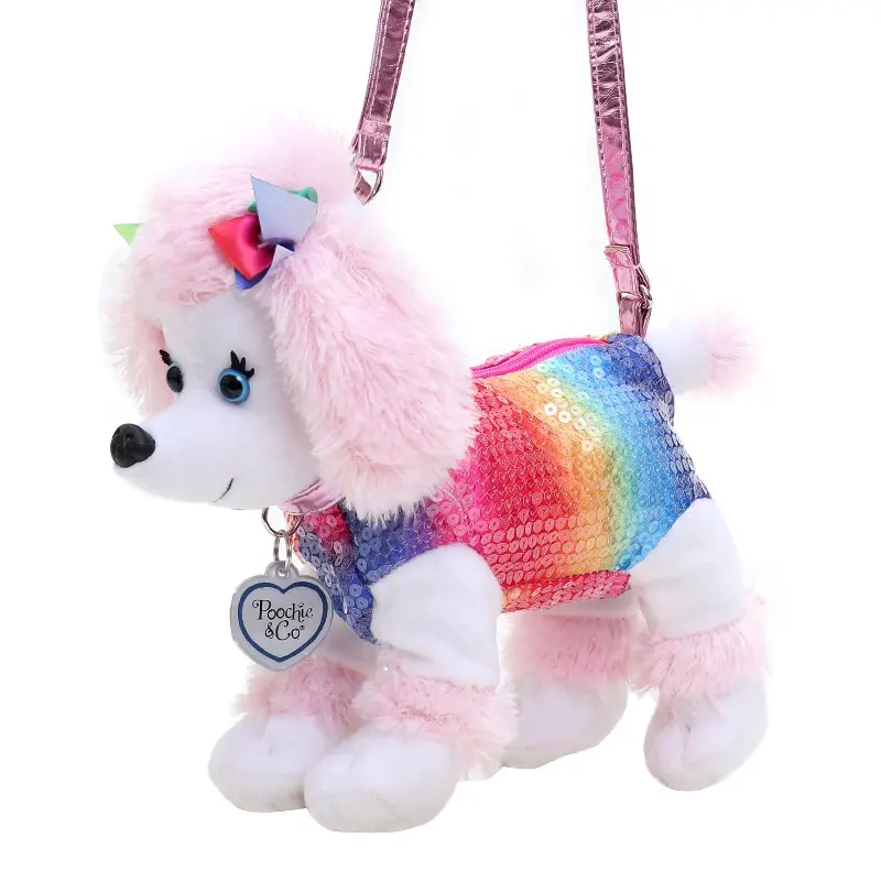 Fashion Hot Sale Plush Dog Shape Handbags for backpack for baby cute bag kids animal soft handbag cute cartoon bags