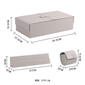 Tùy chỉnh màu xám da vui cổ điển kích thước lớn rummy Cube trò chơi thiết lập 4 người chơi cờ vua và thẻ rummy gạch nhóm bàn cờ trò chơi - Product Image 6