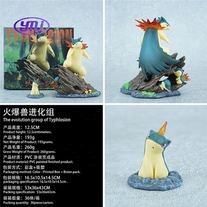 Pokemoned <span class=keywords><strong>Typhlosion</strong></span> Evolution Set Purificación de llamas Serie ecológica Figura en caja - Product Image 2