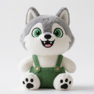 Oem ODM Tùy Chỉnh Wolf Linh Vật Đồ Chơi Sang Trọng Cá Nhân Phim Hoạt Hình Nhân Vật Búp Bê Sang Trọng Tùy Chỉnh Thú Nhồi Bông Cho Thương Hiệu Quà Tặng Khuyến Mãi - Product Image 3