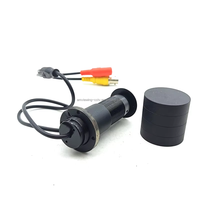 Caméra de sécurité filaire 4-en-1 AHD TVI CVI CVBS HD 1080P pour visiophone couleur, caméra de porte fisheye 180 degrés 2MP
