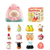Cat PAI Funny Fruits Series Blind Box Figuren Willekeurige Actiefiguren Verrassing Mysterieus Verzamelbaar Speelgoed Kerst Verjaardag Cadeaus