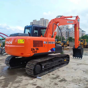Excavadora de Orugas Usada Hitachi ZX120 Modelo 2024, 12 Toneladas, Capacidad de la Cuchara de 1.38m, Original de Japón, Motor y Caja de Cambios de Buena Calidad - Product Image 1