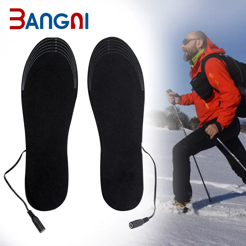 rechargeable foot heated warmer shoe pad winter self-heating insole