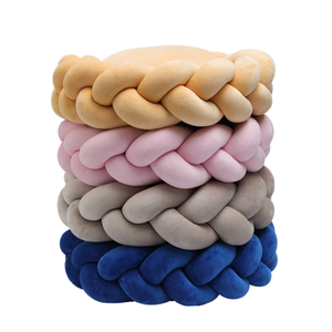 LY Handmade <span class=keywords><strong>Pet</strong></span> Nest Anpassbares DIY Soft Fabric Katzen bett Hand geflochtenes Twist Nest Wasch bares rutsch festes Cat <span class=keywords><strong>Dog</strong></span> House Sommer zubehör - Product Image 2
