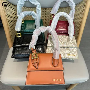 New Ladies Tote Bag Solid Color Computer Single Shoulder Crossbody Bag PU Leather Women Handbag Spanish Bear High Quality Bag