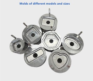 מצב חדש כיתה 100 יח 'רכיבי cuts 25-75 מ "מ פלסטיק פלדה מגנט מקרר מגנטים להכנת מכונת עם חותך נייר - Product Image 4