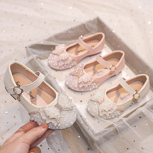 <span class=keywords><strong>Scarpe</strong></span> da <span class=keywords><strong>bambina</strong></span> di moda autunnale tacchi piatti <span class=keywords><strong>scarpe</strong></span> da principessa per bambini - Product Image 1