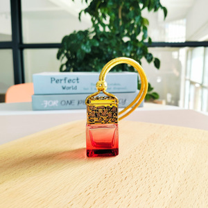 Schwarze Luxus-Aroma-Diffusorflaschen aus Glas für Auto, 8ml Leere Flaschen mit Stopfen 412 - Product Image 4