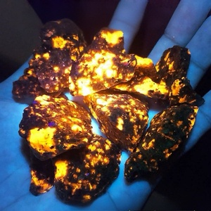 แร่คริสตัล yooperlites สีส้มระยิบระยับสำหรับงานฝีมืออื่นๆ - Product Image 2