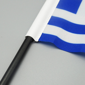 Bandera de Escritorio de Grecia al por Mayor, 14x21cm, Mini Bandera Griega de Mesa con Base Negra y Soporte de Plástico, Decoración de Oficina, Bandera Nacional - Product Image 2