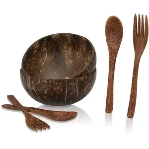 Mangkuk Kelapa Ukir Unik Berkualitas Tinggi Grosir Mangkuk Kulit Kelapa Ukir Grosir - Product Image 6