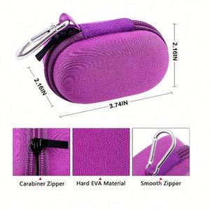 Colorful EVA Travel Medical Storage Bag Protective Hard Case Zipper Carry <b>Pouch</b> Box for Fingertip Pulse Oximeters - Product Image 6