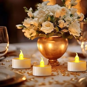 Candela <span class=keywords><strong>LED</strong></span> a Batteria con Fiamma Tremolante Senza Fiamma per Decorazioni Domestiche, Matrimoni, Compleanni e Festività - Product Image 6