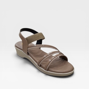 Women Stylish Pink Cross Strap Wedge <b>Sandal</b> Comfortable Fashion Casual Party Wear Slip On Lightweight Soft Sole Elegant Footwear - Product Image 1
