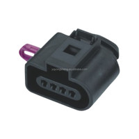 Connecteur électrique femelle étanche à 4 broches en plastique pour automobile