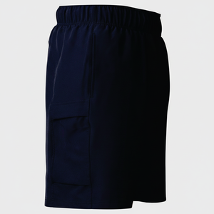 Pantalones cortos negros de microfibra para hombre de alta calidad Pantalones cortos de béisbol y softbol con logotipo bordado, - Product Image 1