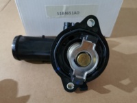 Boîtier de thermostat de liquide de refroidissement automobile à prix de gros 5184651AD 5184651AF 5184651AG 5184651AH pour Jeep WRANGLER III (JK) 3.6 V6 2007