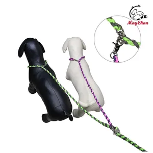 Maychan彩色耐用手工Paracord编织绳编织狗皮带，适用于中小型和大型狗