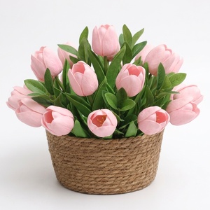 Ramo de Flores Artificiales para Novia, Hortensias de Tacto Real, para Decoración del Hogar, Navidad, Pascua, Decoración de Casas - Product Image 3