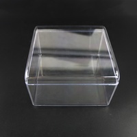 Boîte-cadeau rectangulaire en plastique, nouveau, vente en gros, protection de l'environnement, transparent, pour aliments