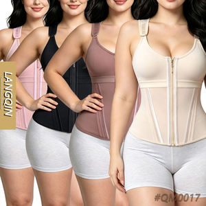 Gaine amincissante colombienne respirante personnalisée pour femme, avec soutien-gorge intégré et corset de maintien de la taille - Product Image 1