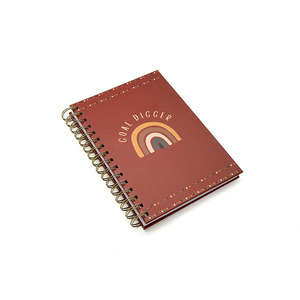 Tùy chỉnh xoắn ốc máy tính xách tay in ấn logo bìa cứng A5 Nhật Ký kế hoạch và máy tính xách tay - Product Image 4