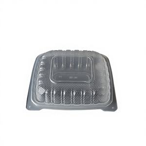 Boîte à lunch jetable transparente pour micro-ondes, restauration rapide, ML-81, capacité de 1 à 2 L - Product Image 1