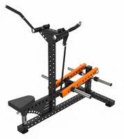 FEIFANHONGYU Appareil de musculation commercial à charge libre, Rameur multi-positions avec bras oscillant et siège réglable, pour l'entraînement de la colonne vertébrale