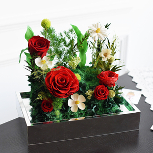 Eternal Flower rose acrylic <b>Gift</b> <b>Box</b> diy Doll Valentine's Day Birthday <b>Gift</b> for girlfriend light Customization - Product Image 6