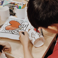Kit de tasse en céramique blanche bricolage Offre Spéciale peinture créative artisanat fait à la main pour adultes et enfants cadeau parfait pour les amateurs de peinture