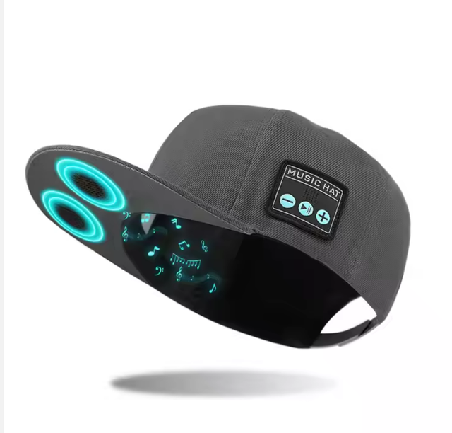Outdoor Baseball Music Hat With Tws Headphones Sun Trucker Hats for Driving Sports Christmas Party Hat Wireless Earphones