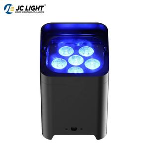 JCLIGHT 6x18 Вт, аккумуляторные светодиодные лампы с питанием от номинального питания, Dmx управление, Свадебная сцена 6 в 1, беспроводной световой сигнал - Product Image 6
