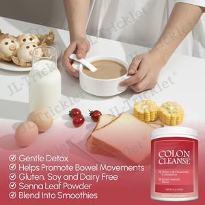 Poudre Détox Colon Julong – Cure Détox Douce pour les Intestins <span class=keywords><strong>de</strong></span> 30 Jours avec Psyllium et <span class=keywords><strong>Feuille</strong></span> <span class=keywords><strong>de</strong></span> Séné - Product Image 4