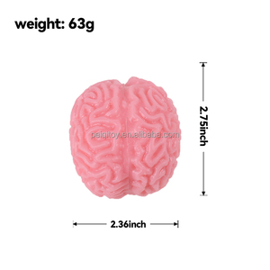 Juguete Sensorial Antiestrés con Forma de Cerebro, Bola de Espuma para Apretar, Divertido Cerebro Falso, Decoración para Halloween - Product Image 6