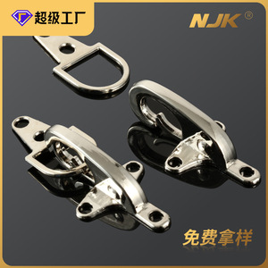 Hebilla de Cierre de Aleación de Zinc Plateada, Accesorios Duraderos para Bolsas de Ropa - Product Image 5