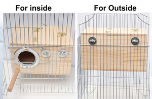 Natuurlijke Houten Baby Pluimvee Vink Vogel Nestkast Kooi Papegaai Liefde Vogel Fokkerij Box Voor Kanarie - Product Image 5