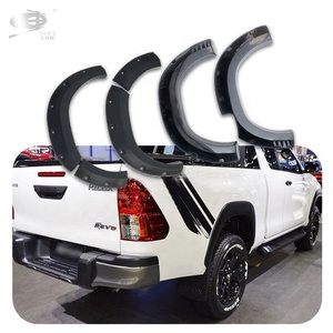 MOSUN Fender Flare Pocket Style สำหรับ Hilux <span class=keywords><strong>Revo</strong></span> 2015-On ดับเบิ้ลซิงเกิ้ลแค็บ4X4<span class=keywords><strong>ซุ้ม</strong></span><span class=keywords><strong>ล้อ</strong></span>อุปกรณ์ตก<span class=keywords><strong>แต่ง</strong></span>ภายนอกอื่นๆ - Product Image 2