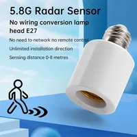 E27 Support de lampe 85-265v Socket Salon Sans fil Led Base Ampoule Commutateur Son Contrôle de la lumière Supports de lampes Pour Chambre Multi Smart