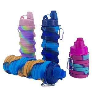 Taza de Silicona Portátil Unisex para Viajes, Deportes al Aire Libre y Campamento, Estilo Minimalista, Plegable y para Hervir Agua - Product Image 1