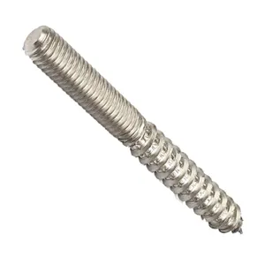 Tornillo de Metal de acero inoxidable, Perno de suspensión de rosca unc de 8mm, de dos vías