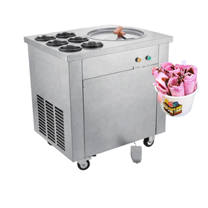 Máquina automática de rollo de helado tailandés Nueva condición para freír helado a base de leche - Product Image 2
